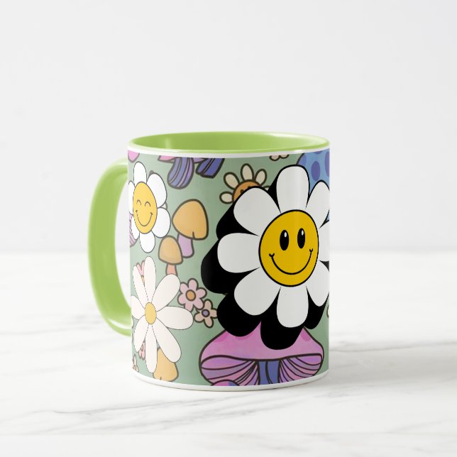 smile flower mug (Front Left)
