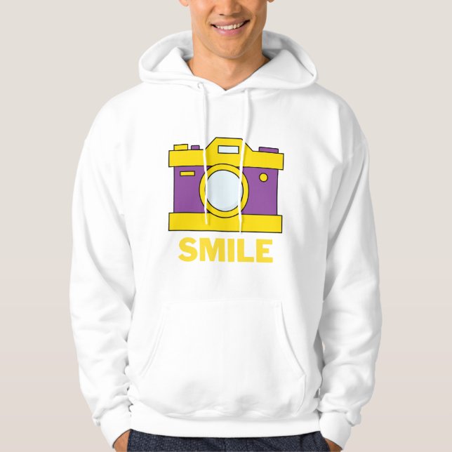 smile for free photo hoodie (Front)