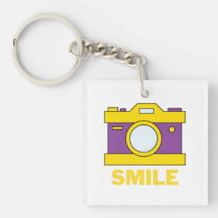 smile for free photo key ring