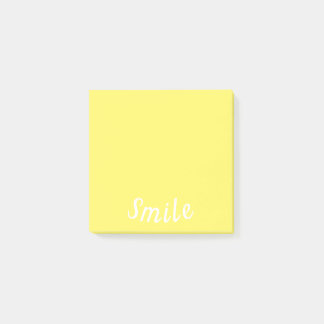 Smile Fun Sunshine Yellow Post-it Notes