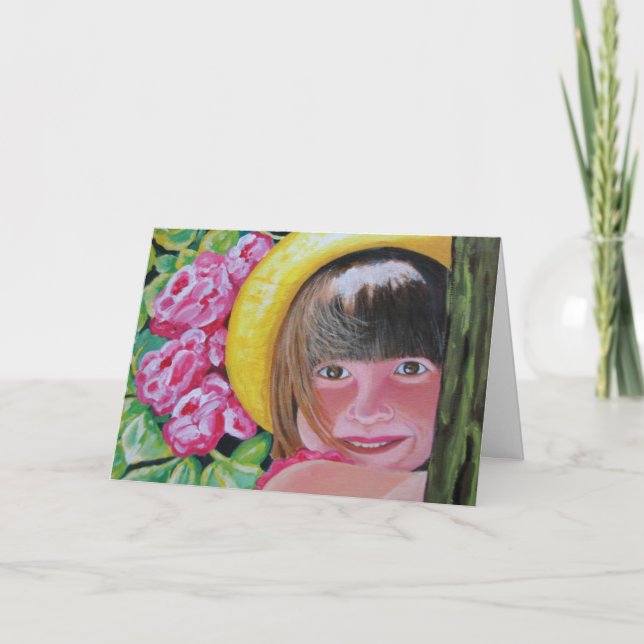 Smile Girl Card (Front)