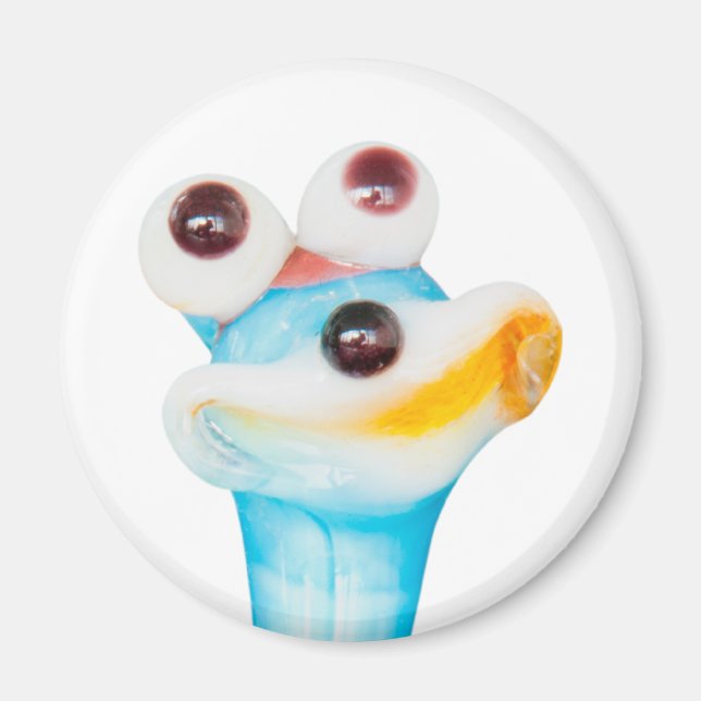 SMILE GLASS SNAIL MAGNET (Front)