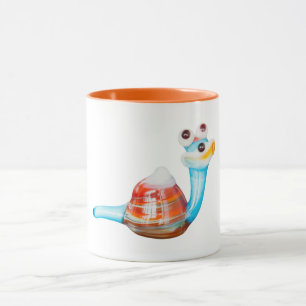 SMILE GLASS SNAIL MUG