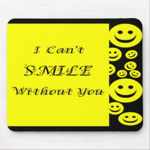 Smile Happy Face / Music Mouse Pad