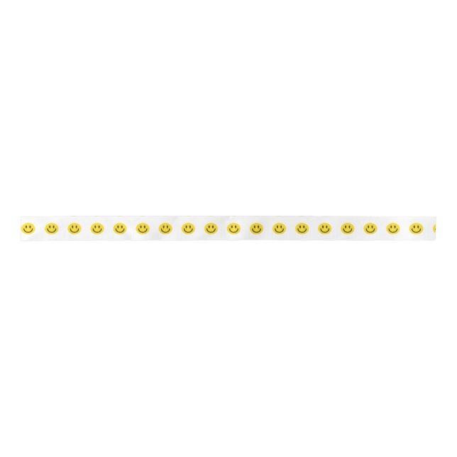 Smile Have a Nice Day Ribbon Satin Ribbon (Front)