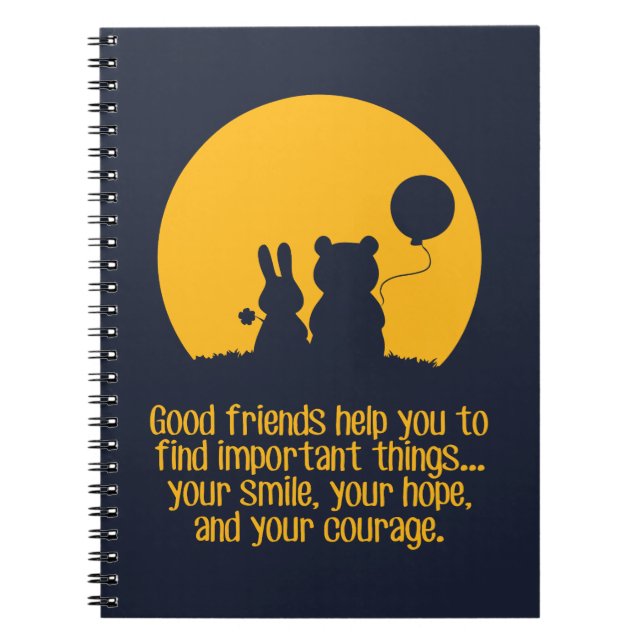 Smile, hope, courage notebook (Front)