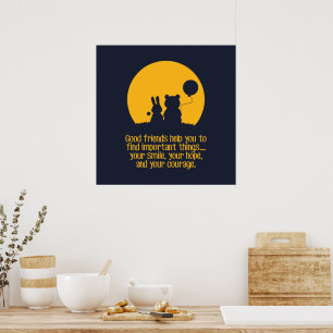 Smile, hope, courage poster