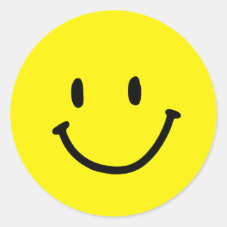 Smile in Ramadan is a Good Deed! Classic Round Sticker