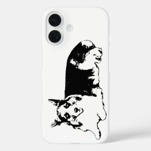 Smile in Sketch iPhone 16 Case