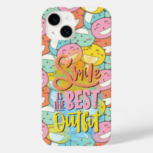 Smile is the best outfit! Motivational Case-Mate iPhone 14 Case
