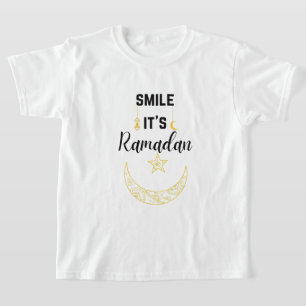 smile it is ramadan kareem islam for Muslim T-Shirt
