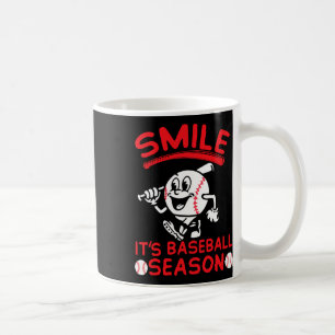 Smile It's Baseball Season Coffee Mug
