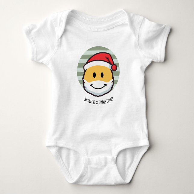 Smile! It's Christmas Baby Bodysuit (Front)
