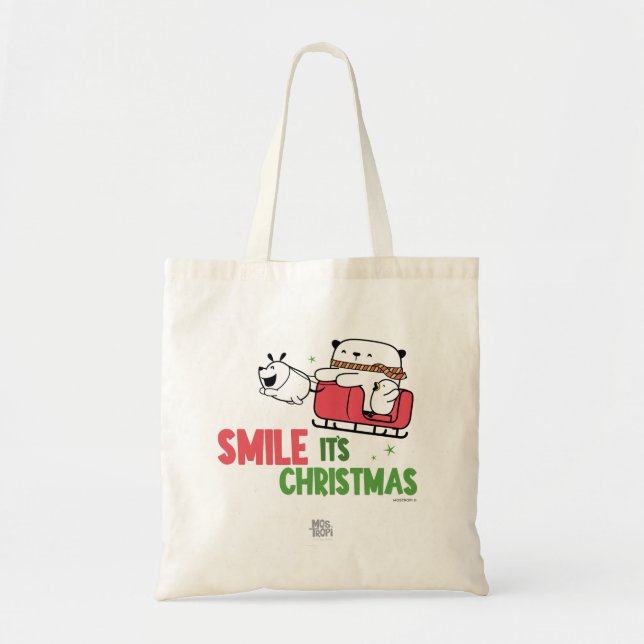 Smile, it's Christmas |  Tote Bag (Front)