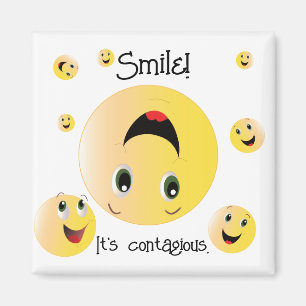 Smile. It's Contagious  Magnet