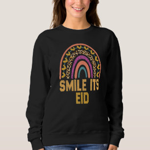Smile Its Eid Muslim Eid Al Adha Mubarak Islamic Sweatshirt