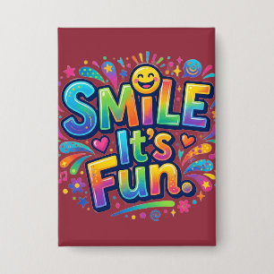 Smile It's Fun T-Shirt – Positive Vibes Graphic Te