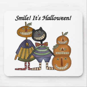 Smile It's Halloween Mouse Pad