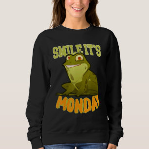 Smile It's Monday Frog Sweatshirt