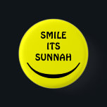 smile its sunnah button<br><div class="desc">smile its sunnah button without eyes</div>