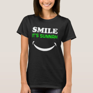 Smile Its Sunnah - Islamic Inspirational Motivatio T-Shirt