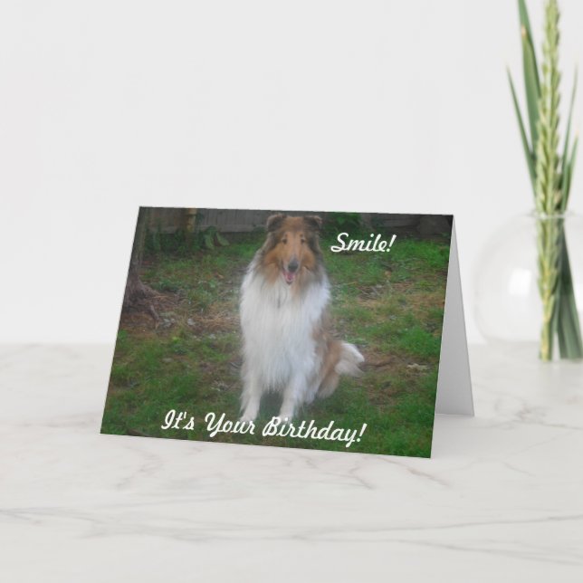 Smile!, It's Your Birthday! Card (Front)