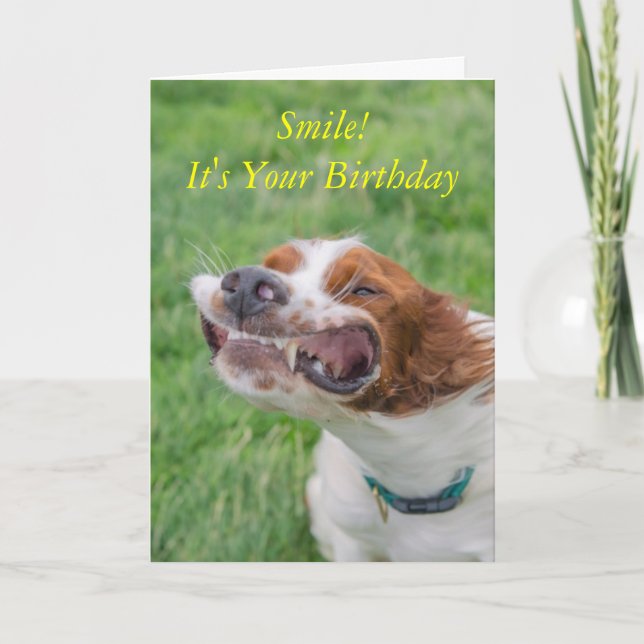 Smile It's Your Birthday Card (Front)