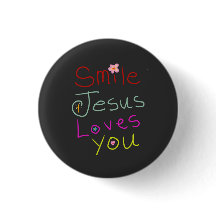 ‘Smile Jesus Loves You’ Colourful Script