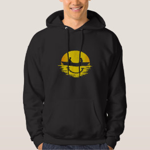 Smile Kayak Sunset Lovers Gift Hoodie