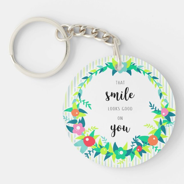 Smile Key Ring (Front)