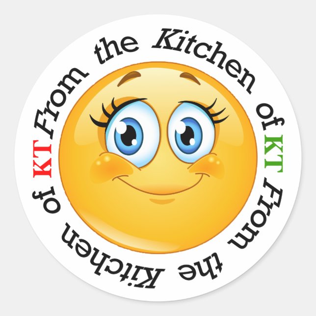 SMILE Kitchen Sticker - SRF (Front)