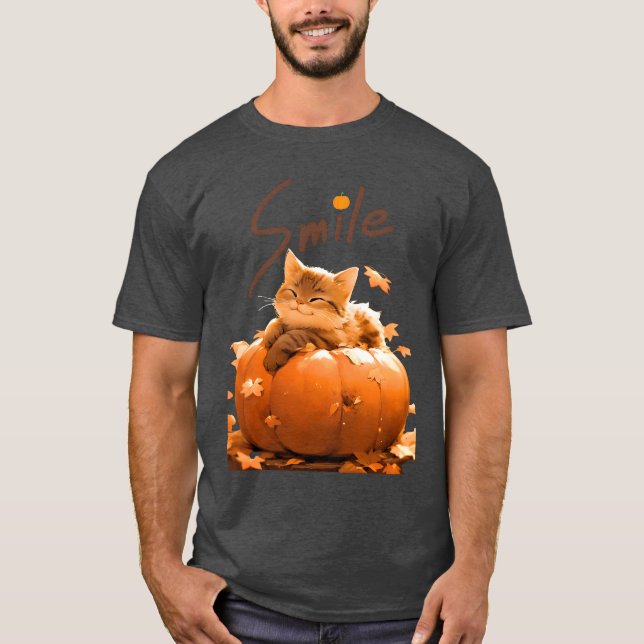 Smile Kitty Halloween friends T-Shirt (Front)