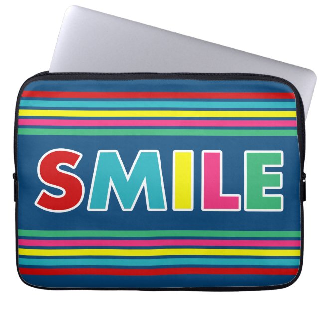 Smile! Laptop Sleeve (Front)