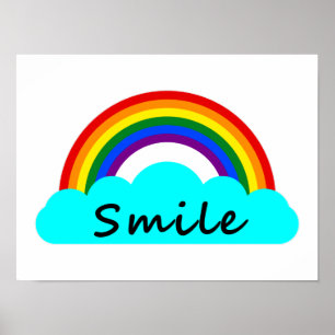 Smile - LGBT Rainbow Poster