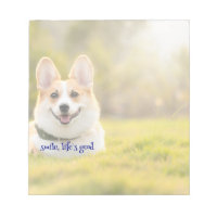 smile, life' good notepad