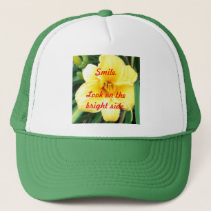 Smile. Look on the bright side Hats