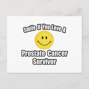 Smile...Love a Prostate Cancer Survivor Postcard