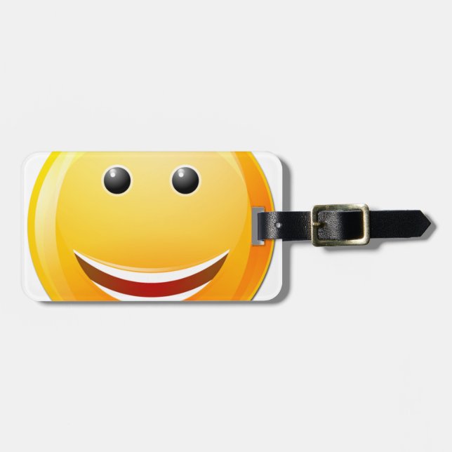 Smile Luggage Tag (Front Horizontal)