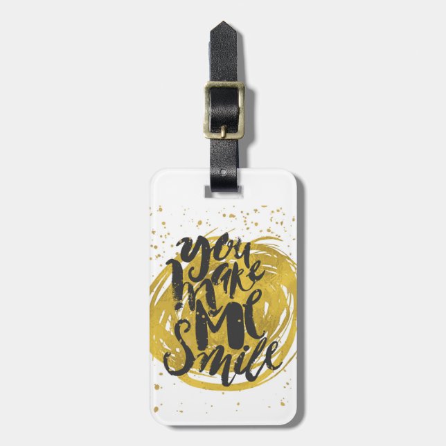 Smile Luggage Tag (Front Vertical)