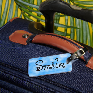 Smile-luggage tag