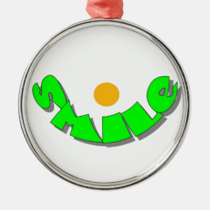 Smile Metal Ornament