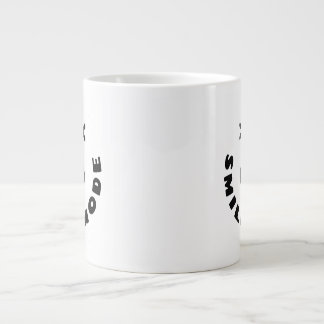 Smile Mode On: Elevate Your Day with Positivity Large Coffee Mug