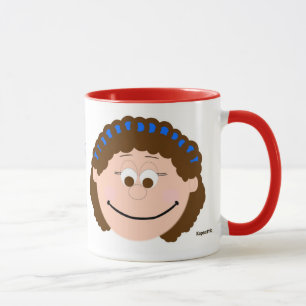 Smile Mugs Curly Brunette Headband