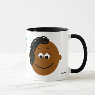 Smile Mugs Ethnic Girl Ponytail