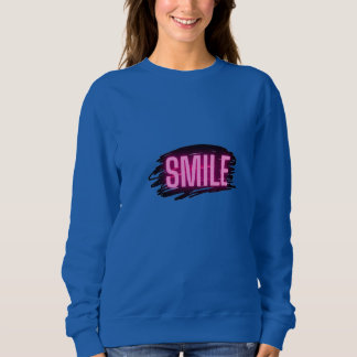 Smile Neon Graphic Women’s Sweatshirt