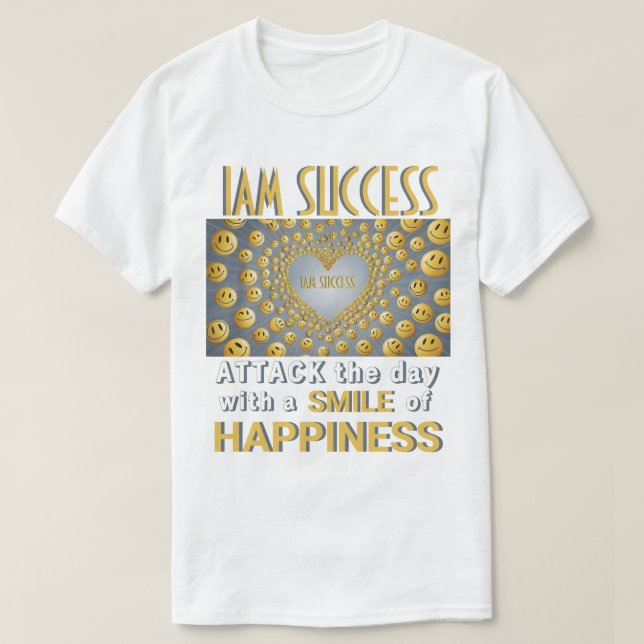 SMILE OF HAPPINESS T-Shirt (Design Front)
