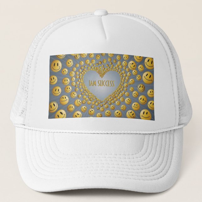 SMILE OF HAPPINESS TRUCKER HAT (Front)