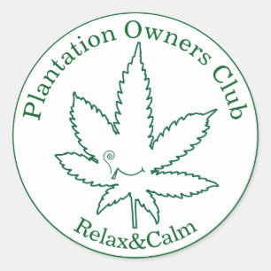Smile of Plantation Owners Club Classic Round Sticker