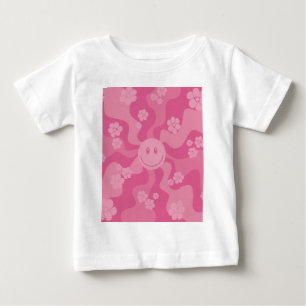 Smile - Pink Baby T-Shirt