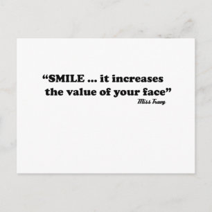 smile postcard